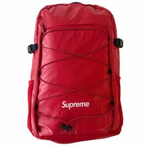 Supreme Red 3M Reflective Backpack FW17 Cordura Pristine